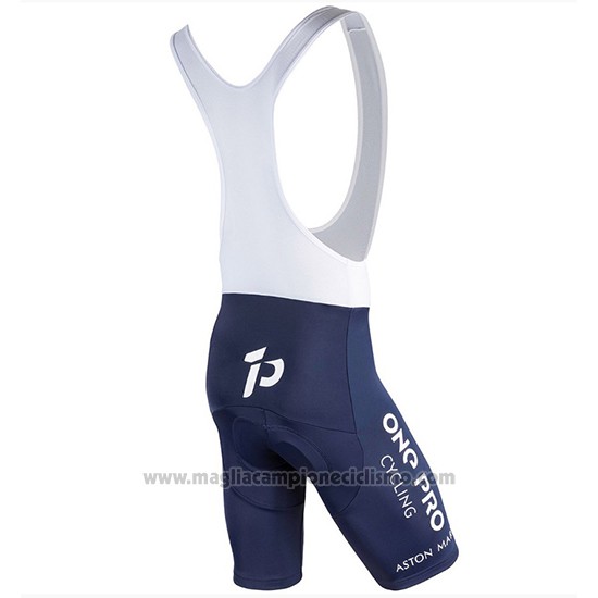 2018 Abbigliamento Ciclismo One Pro Bianco e Spento Blu Manica Corta e Salopette